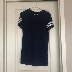 Forever 21 dark blue jersey style tshirt dress